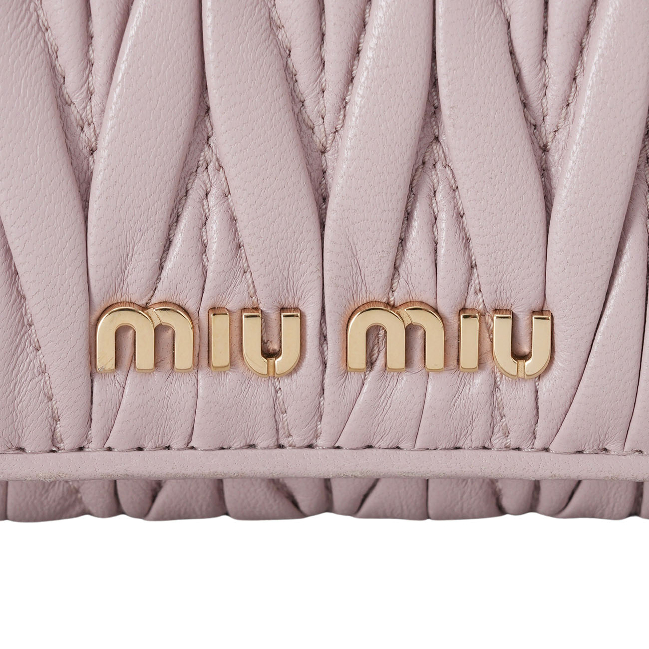 MIU MIU(USED)미우미우 5MH016 마틀라세 반지갑